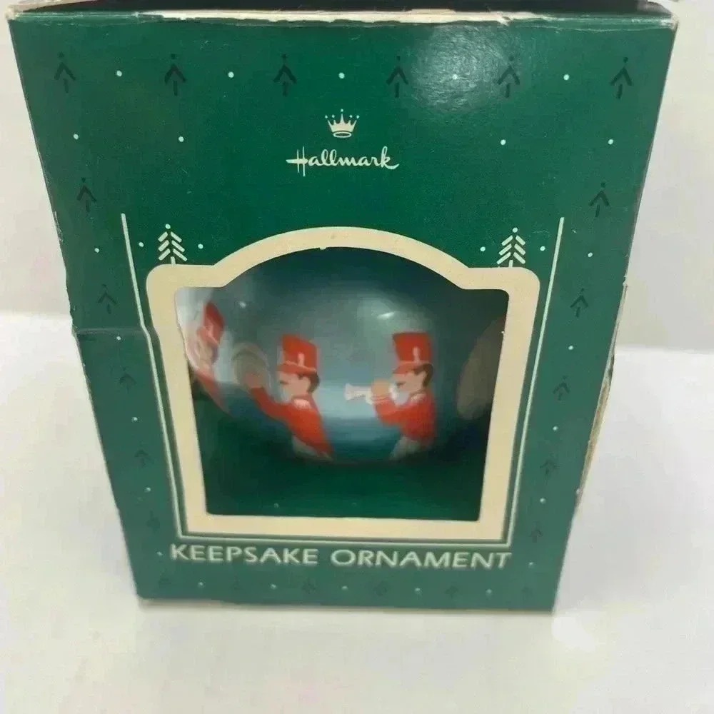 Hallmark Keepsake Glass Ornament-  Godson Dated 1987